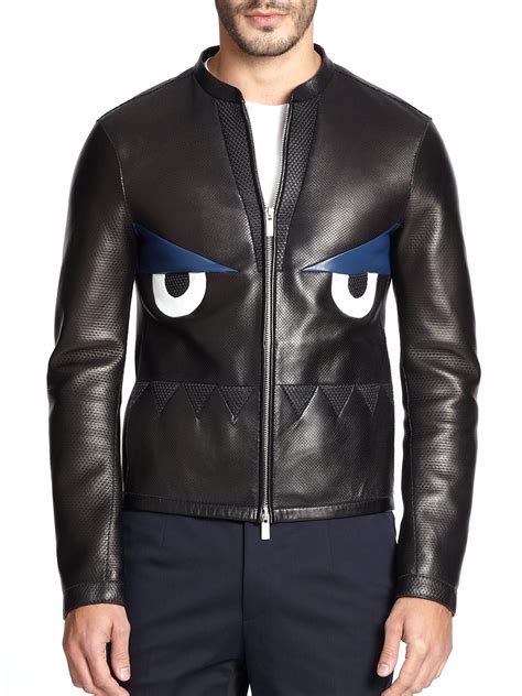 fendi leather jacket